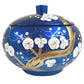 Oriental Wooden Bowl - Blue