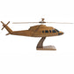 Sikorsky S-76 Medium Utility Helicopter Wooden Desktop Model