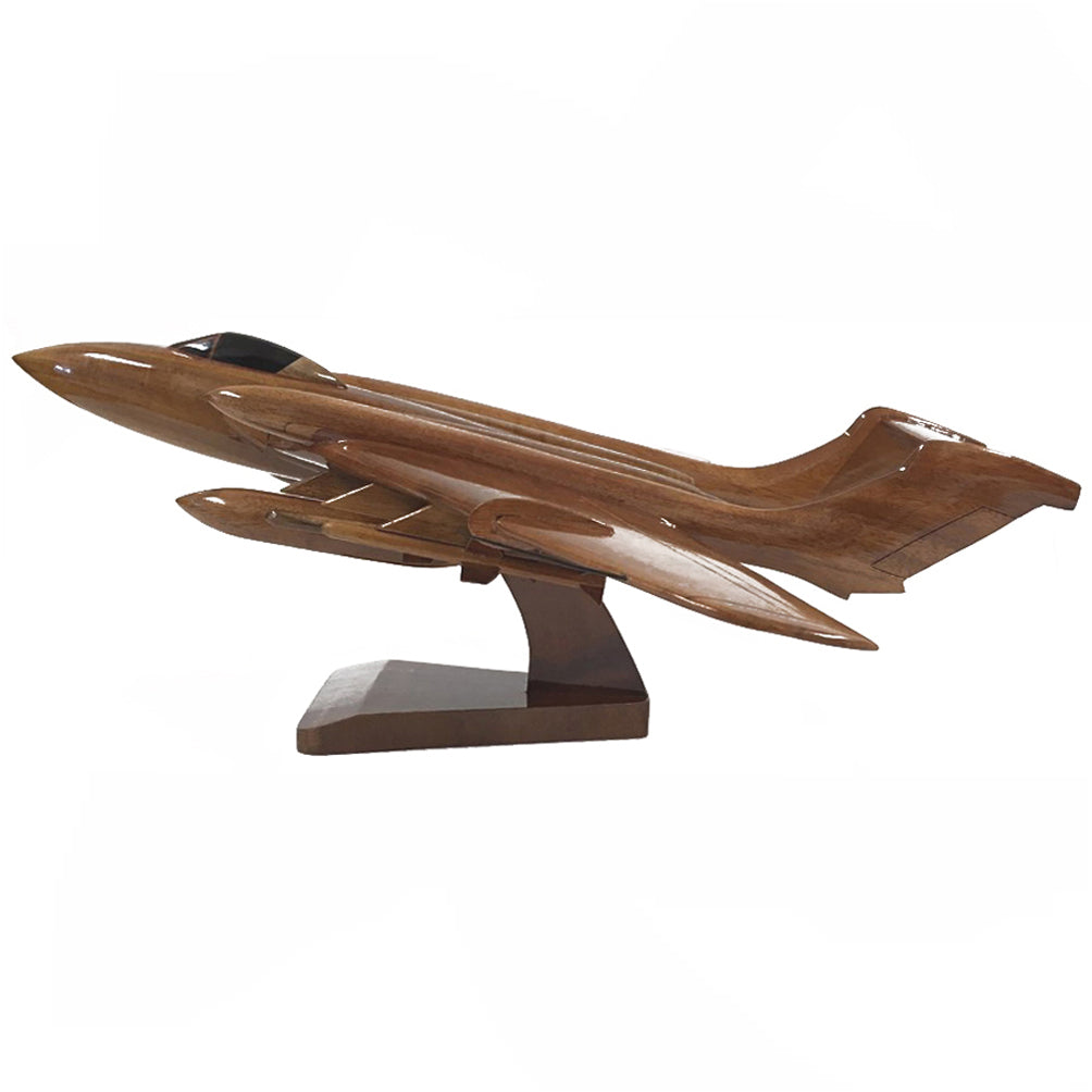 de Havilland Sea Vixen Royal Navy Carrier-Based Fighter Aircraft Wooden Desktop Model