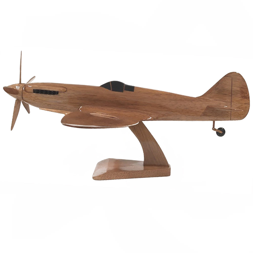 Supermarine Spitfire Royal Air Force Battle Of Britain WW2 Fighter Aircraft Wooden Desktop Model