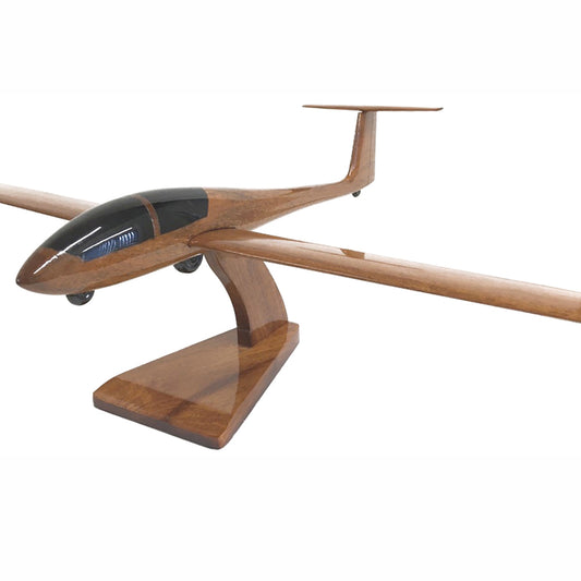 Grob G103 Twin II Two Seated Class (Grob Viking T1 ) Glider Aircraft Wooden Executive Desktop Model.