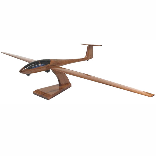 Grob G103 Twin II Two Seated Class (Grob Viking T1 ) Glider Aircraft Wooden Executive Desktop Model.